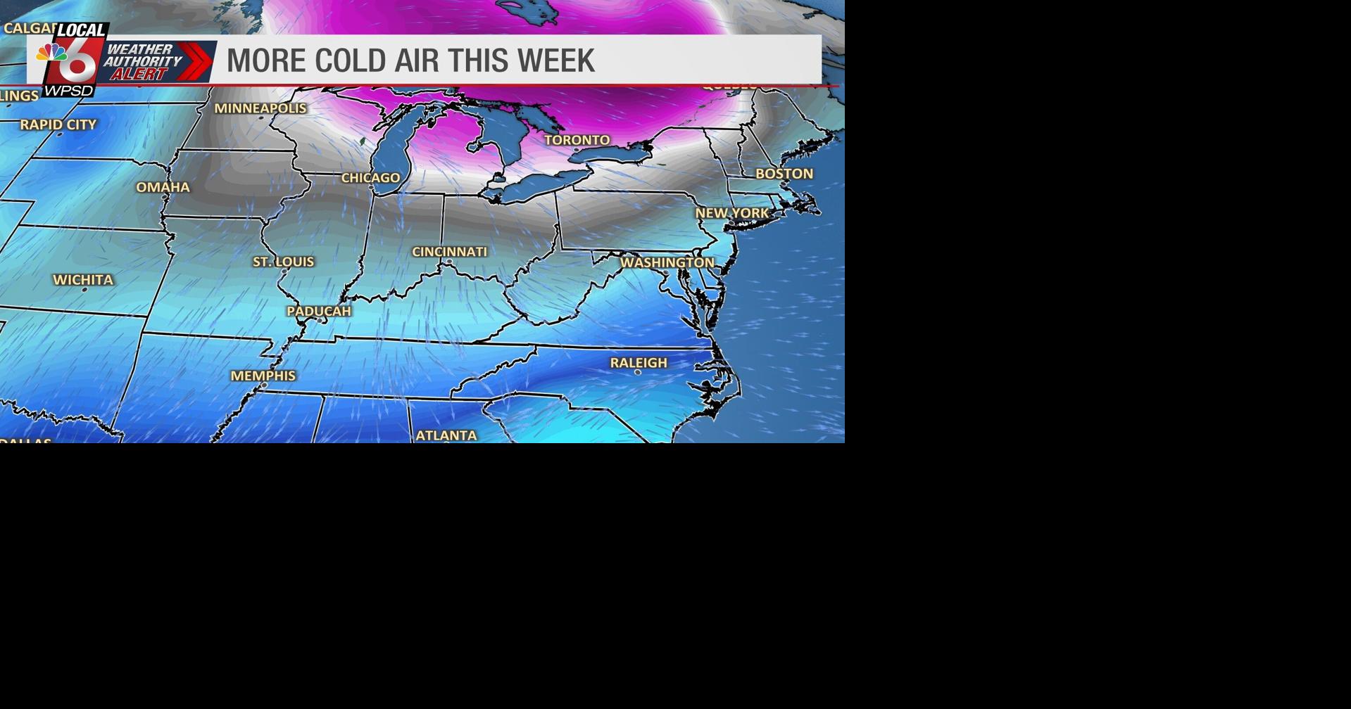 Cold air settles in, with snow possible later this week | News ...
