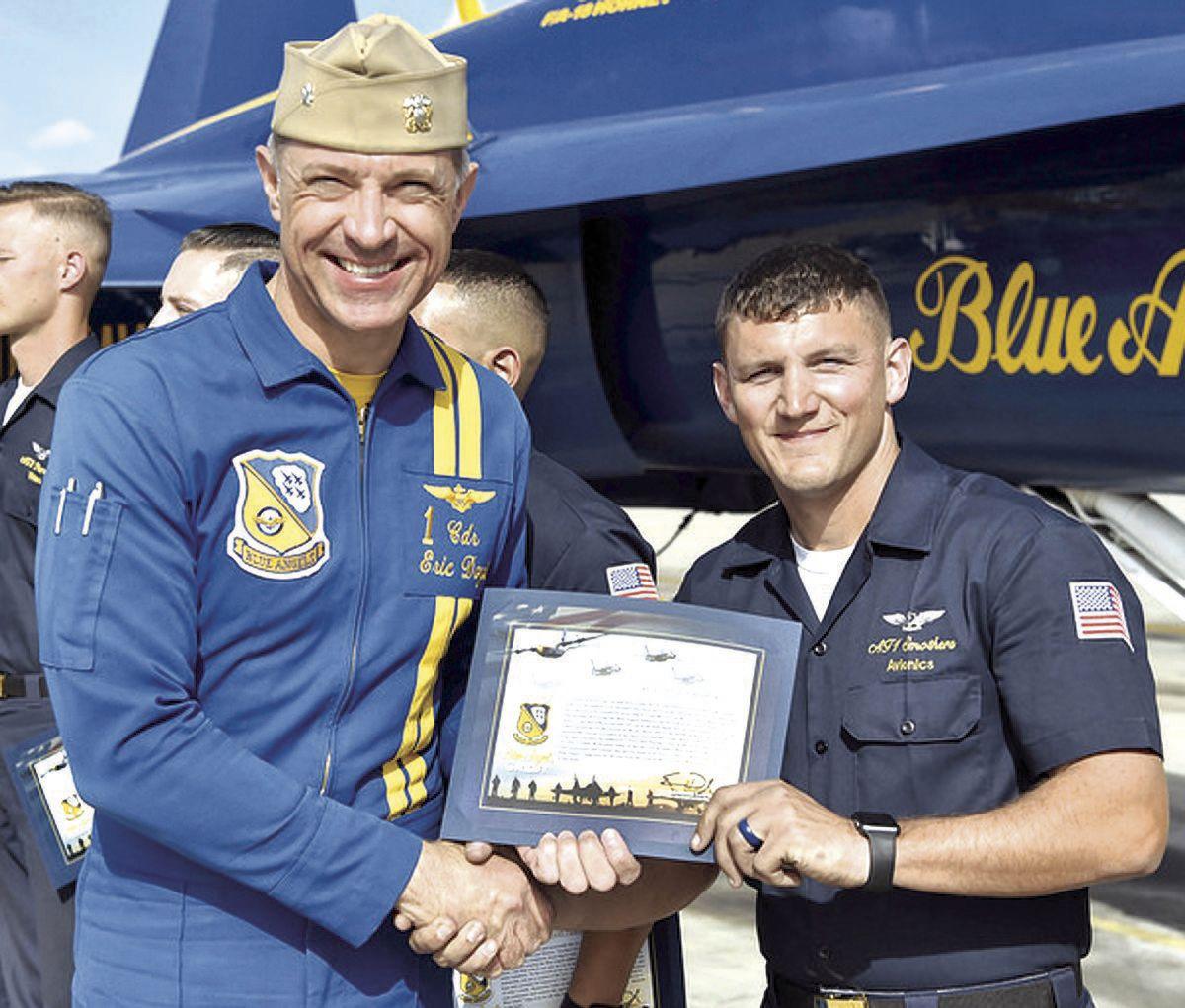 Navy Football unveils new Blue Angels inspired uniforms