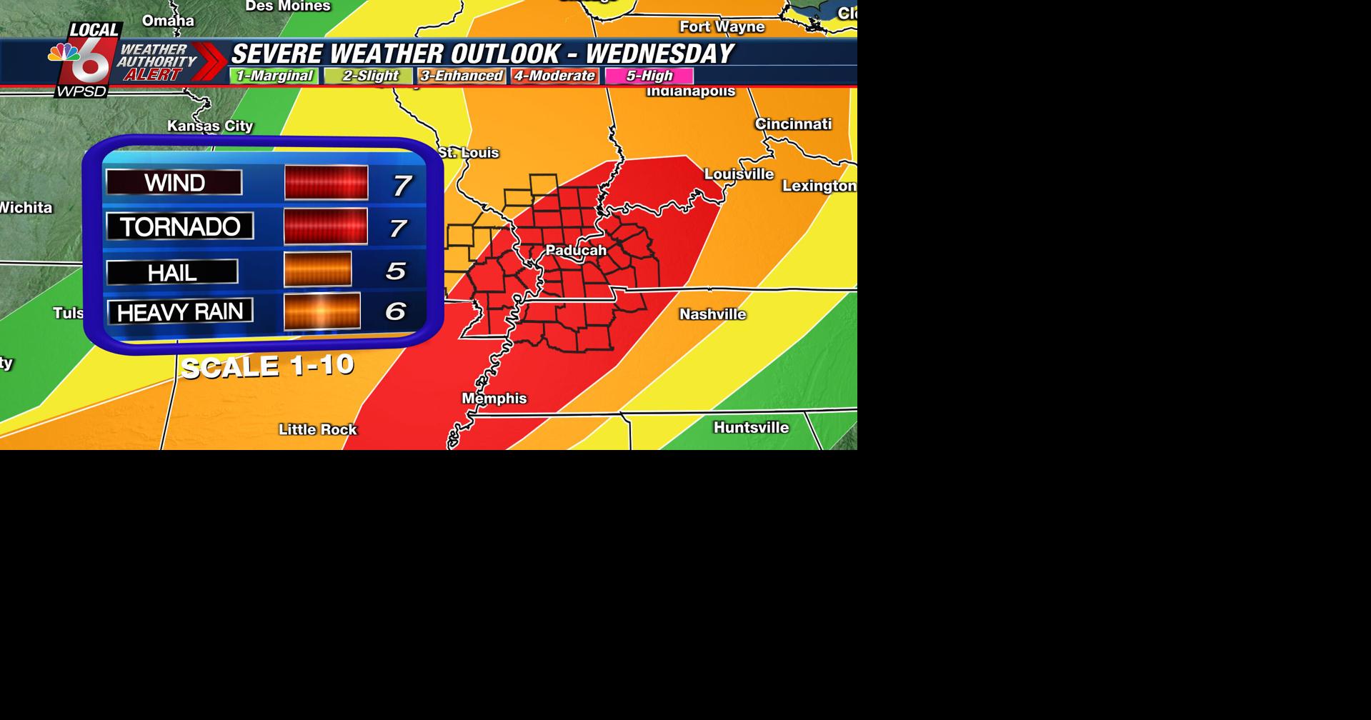 Region upgraded to level 4 'moderate' severe weather risk | News ...
