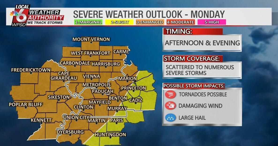 Weather Authority Alert for increasing threat of severe storms on ...