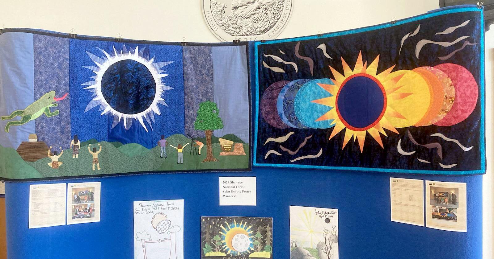SNF volunteers create quilts in celebration of upcoming eclipse - Vimarsana News