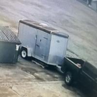 Police search for trailer stolen from local store