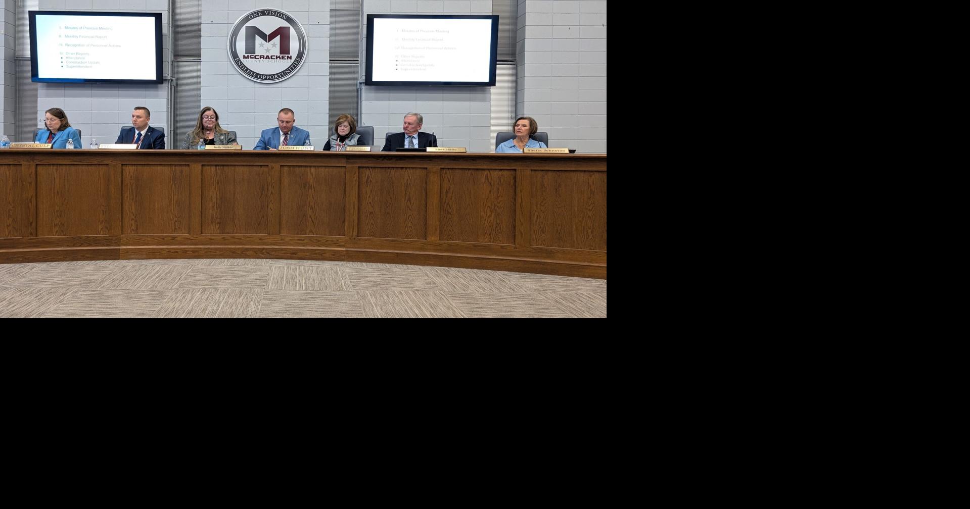 McCracken School Board hears concerns over principal's firing