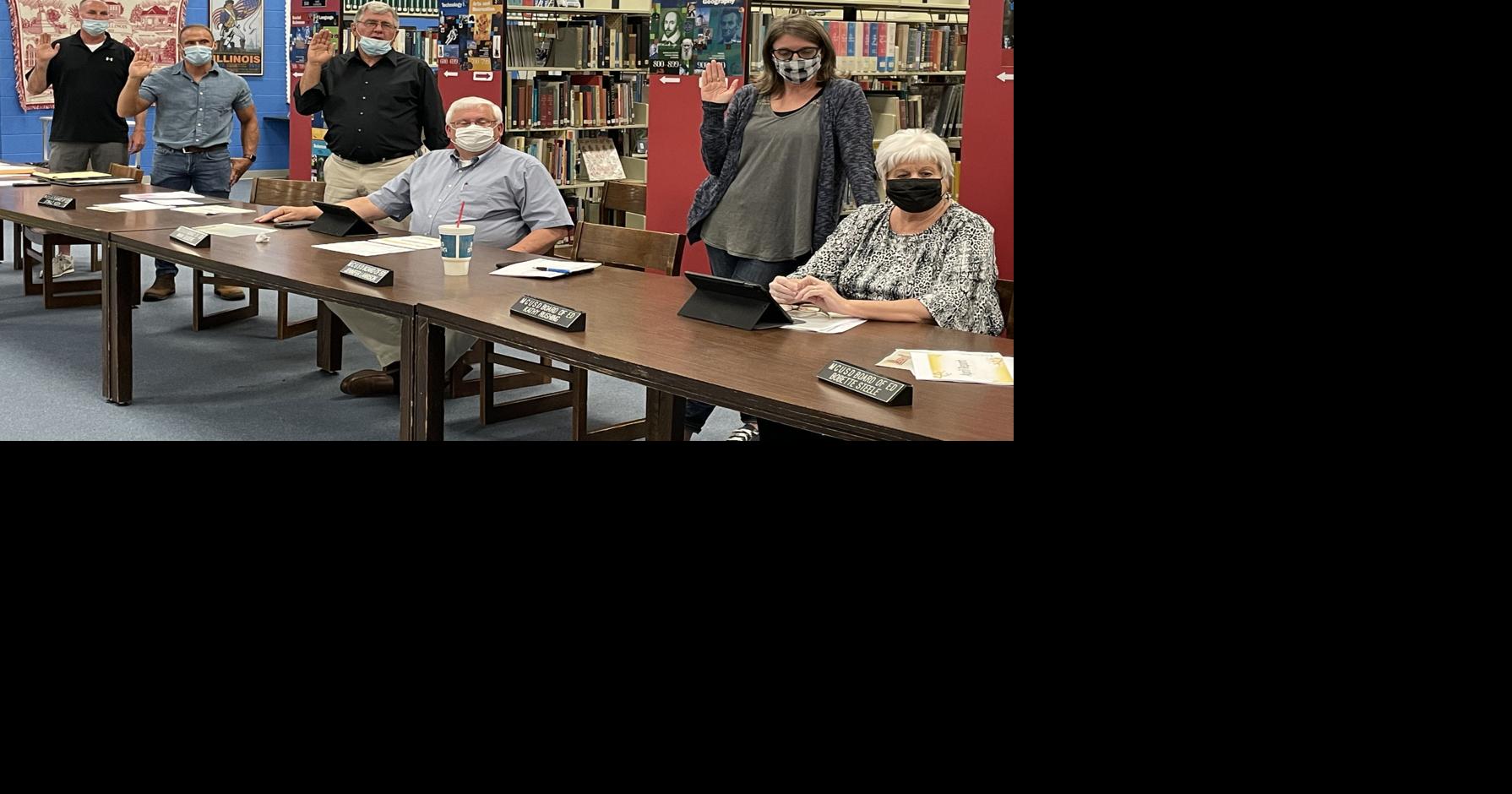 Massac Unit 1 swears in new board members approves summer school