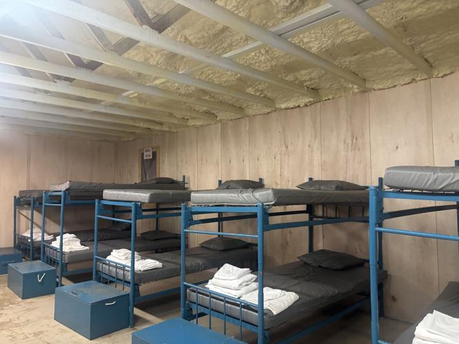 Powell said bunkhouses need to be completed