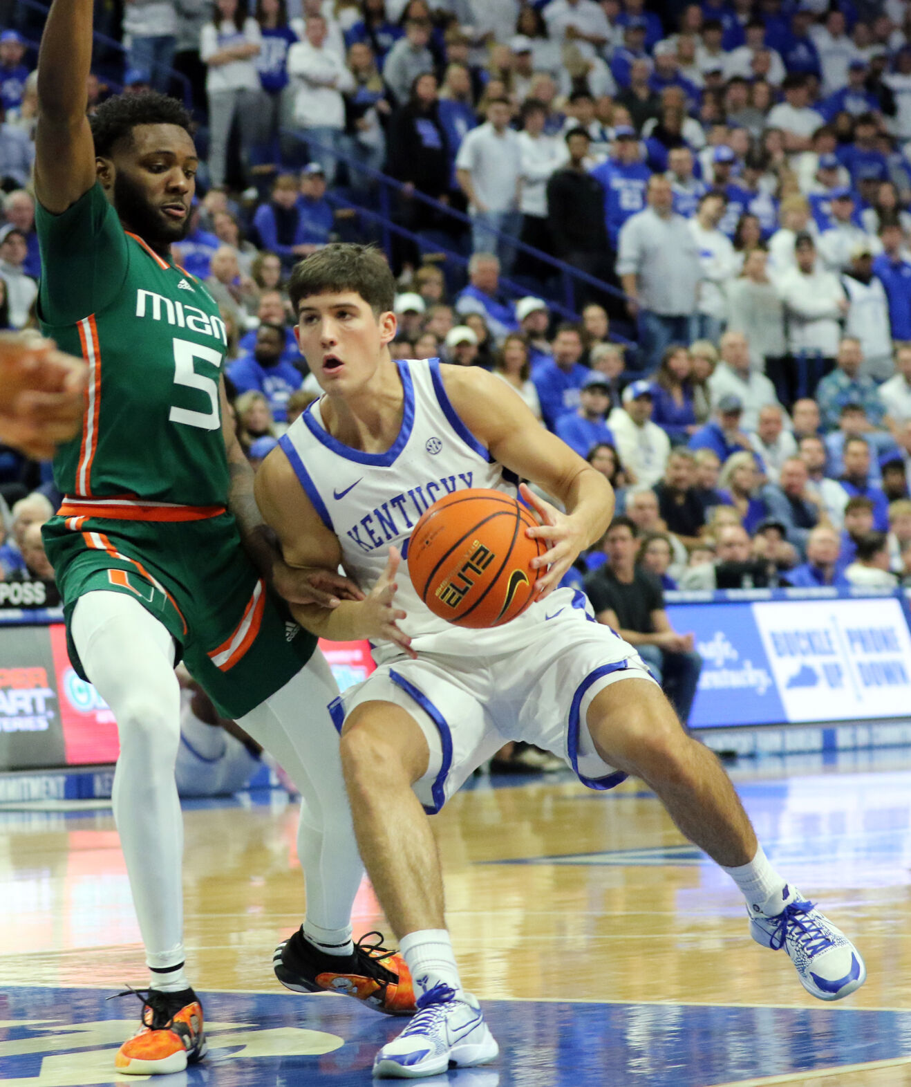 No. 12 Kentucky Pummels No. 8 Miami In ACC/SEC Challenge | Sports ...