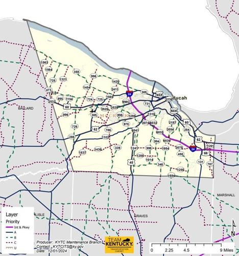 Plow crews work to clear roads amid winter storm | News | paducahsun.com