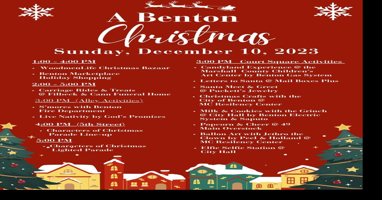 Benton Christmas Festival and Parade rescheduled due to rain News