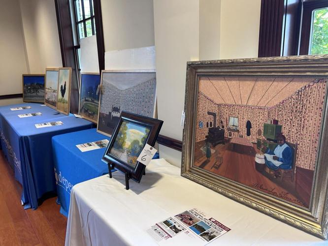 Public viewing held ahead of auction of Helen LaFrance paintings