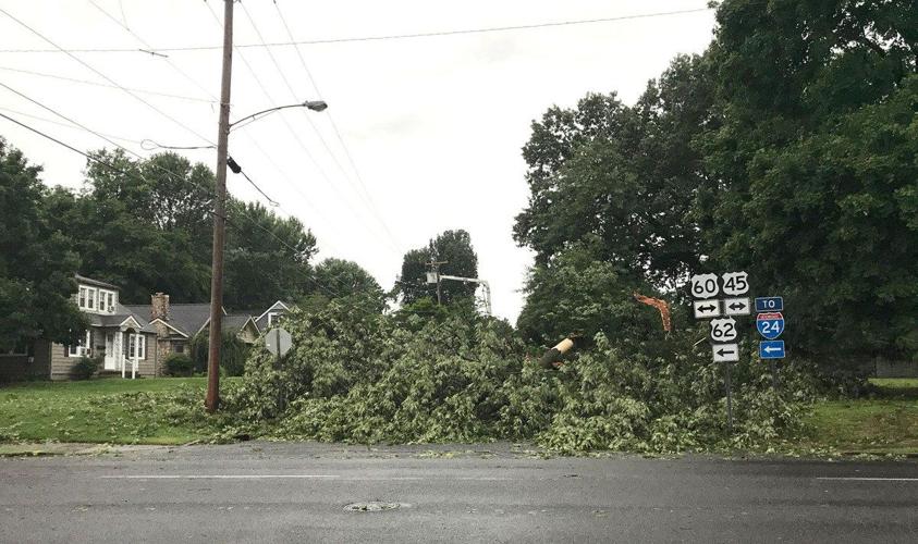 Storm winds bring down trees, semis, power lines | Local News ...