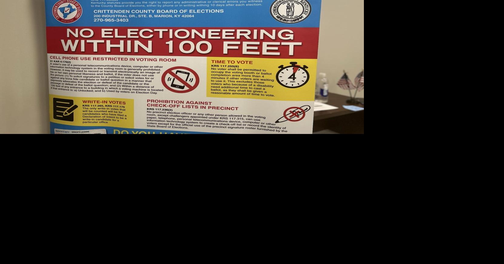 Ahead of Election Day, voters reminded of polling place do's and don'ts ...