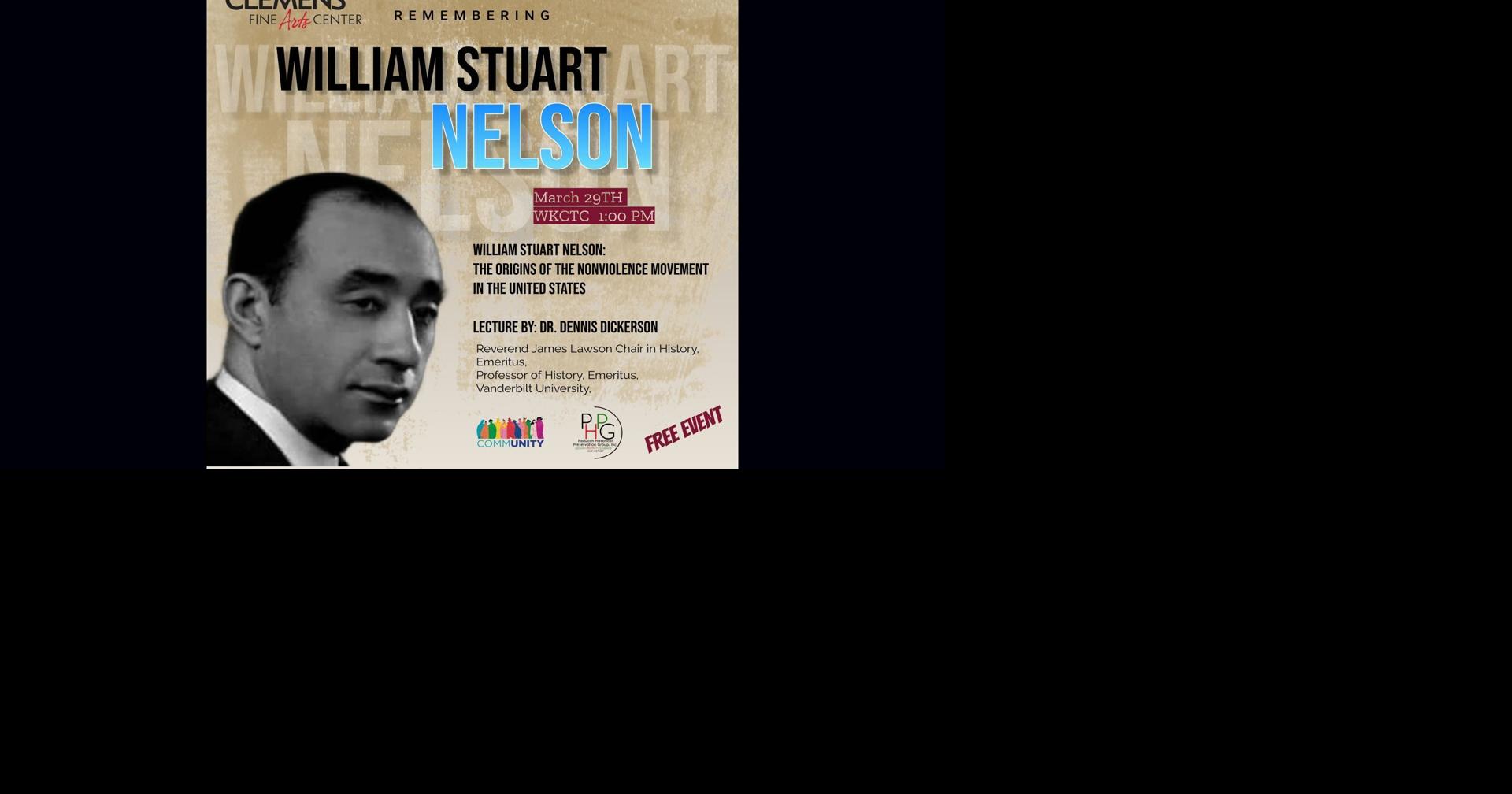 Free lecture on William Stuart Nelson set for Saturday | News ...