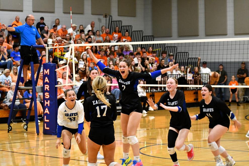 Lady Eagles sweep Lady Marshals in region rivalry
