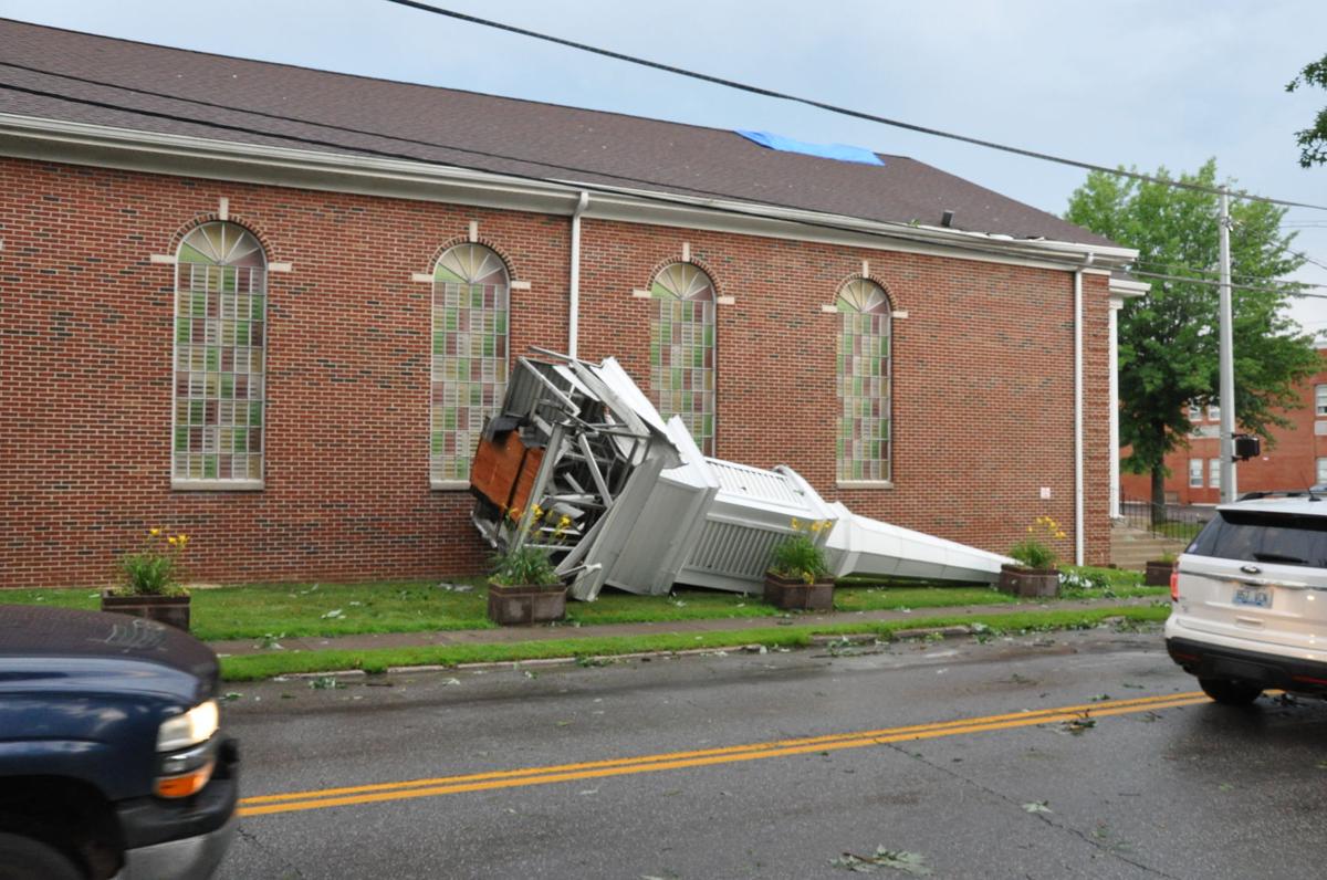 Microburst storm causes structure damage in Paintsville News
