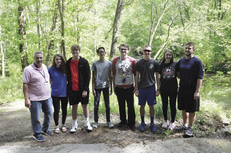 PHS students complete trout raising project by releasing fish into