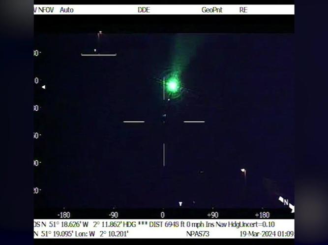 Man jailed for shining laser at police helicopter searching for missing