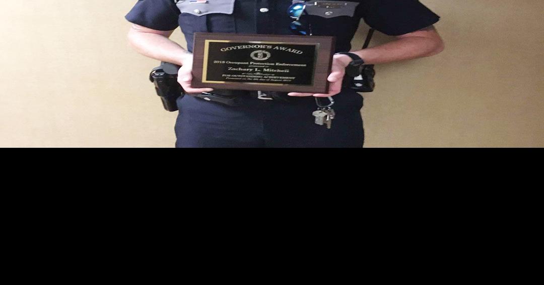 PPD Officer receives occupant protection award News