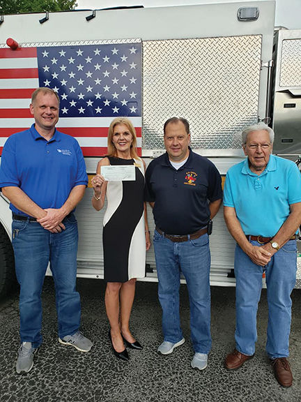 City National donates to W. R. Castle VFD upgrade project