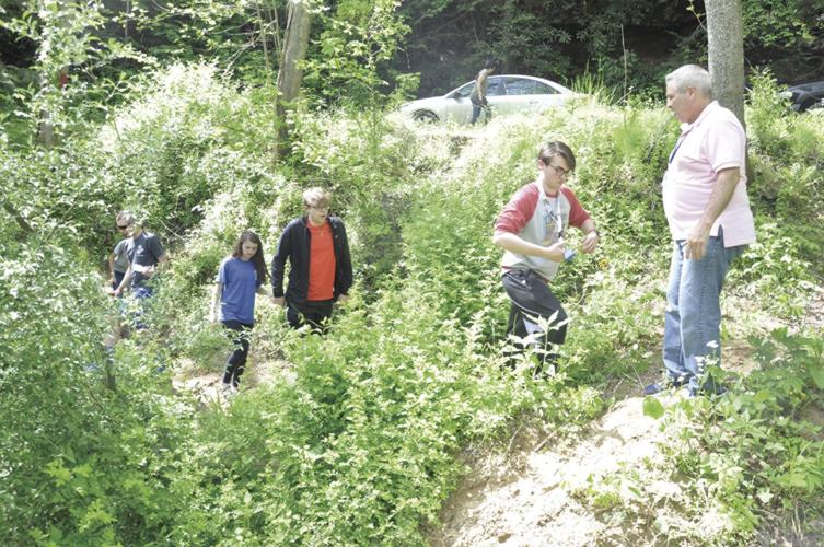 PHS students complete trout raising project by releasing fish into