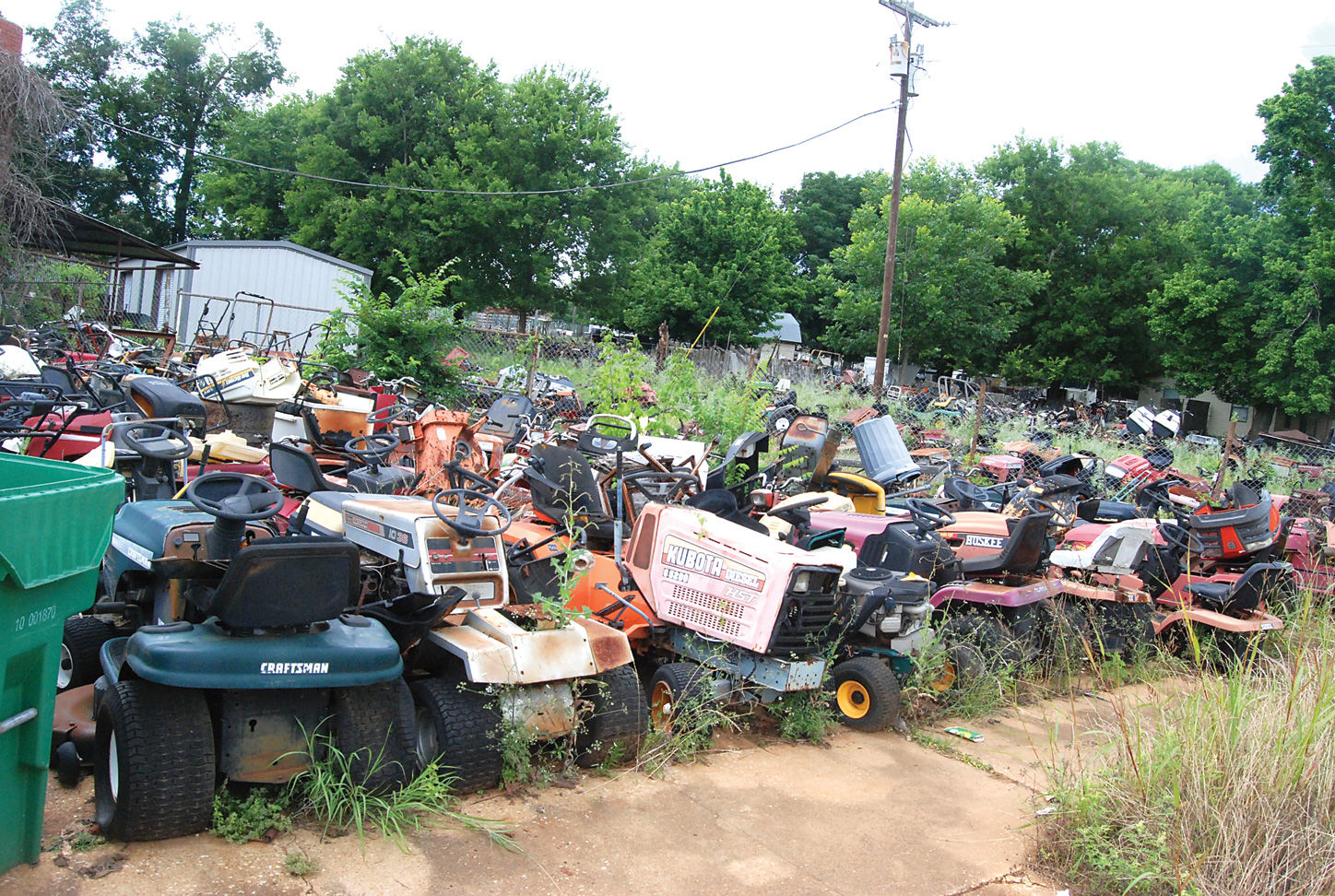 Mower discount salvage yard