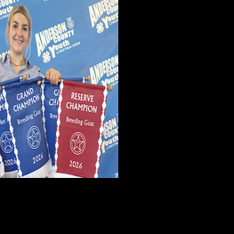 Palestine’s Kinsey Woody wins five titles at Anderson County Youth Livestock Show