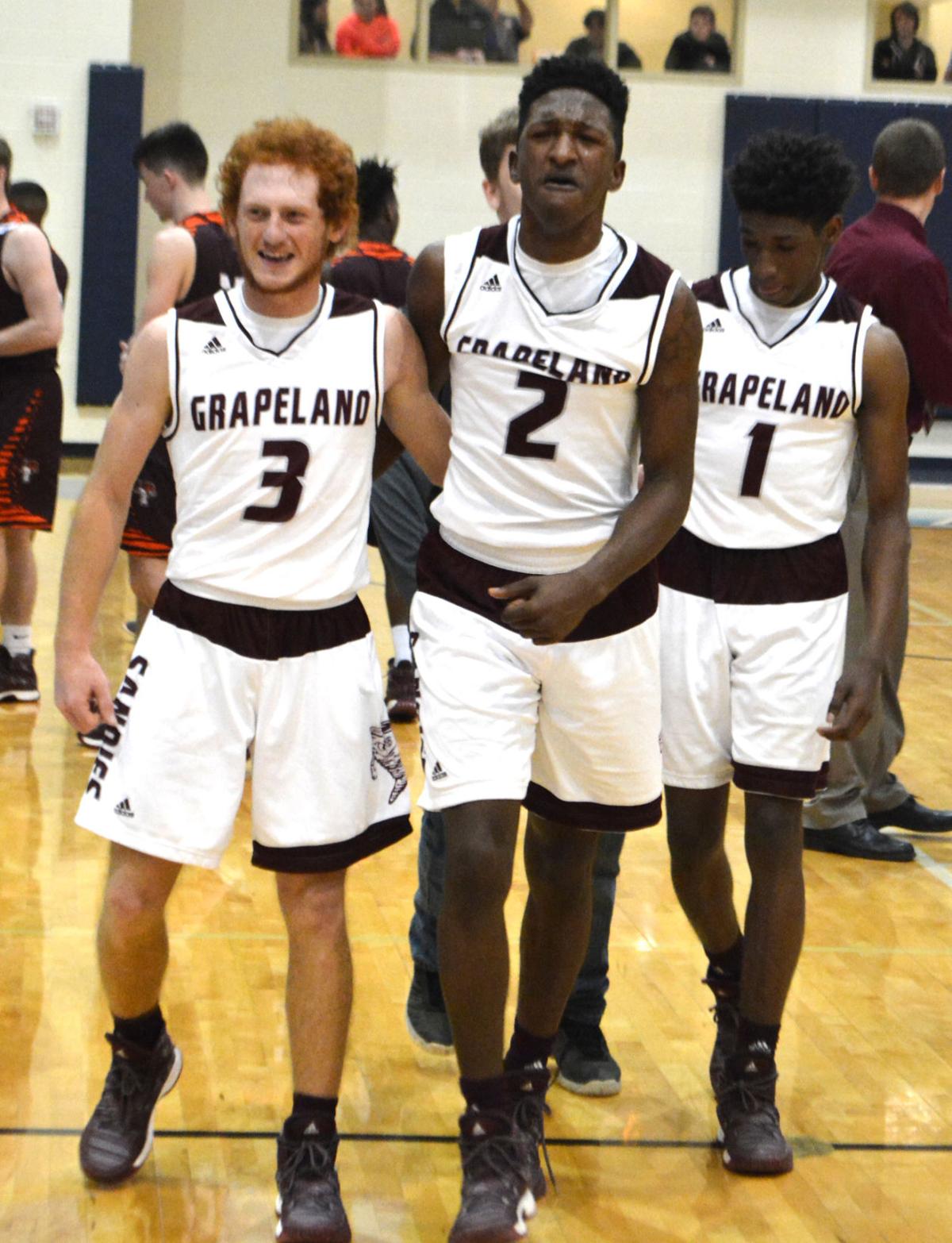 SANDIES HEADING TO SAN ANTONIO Grapeland boys basketball team stuns
