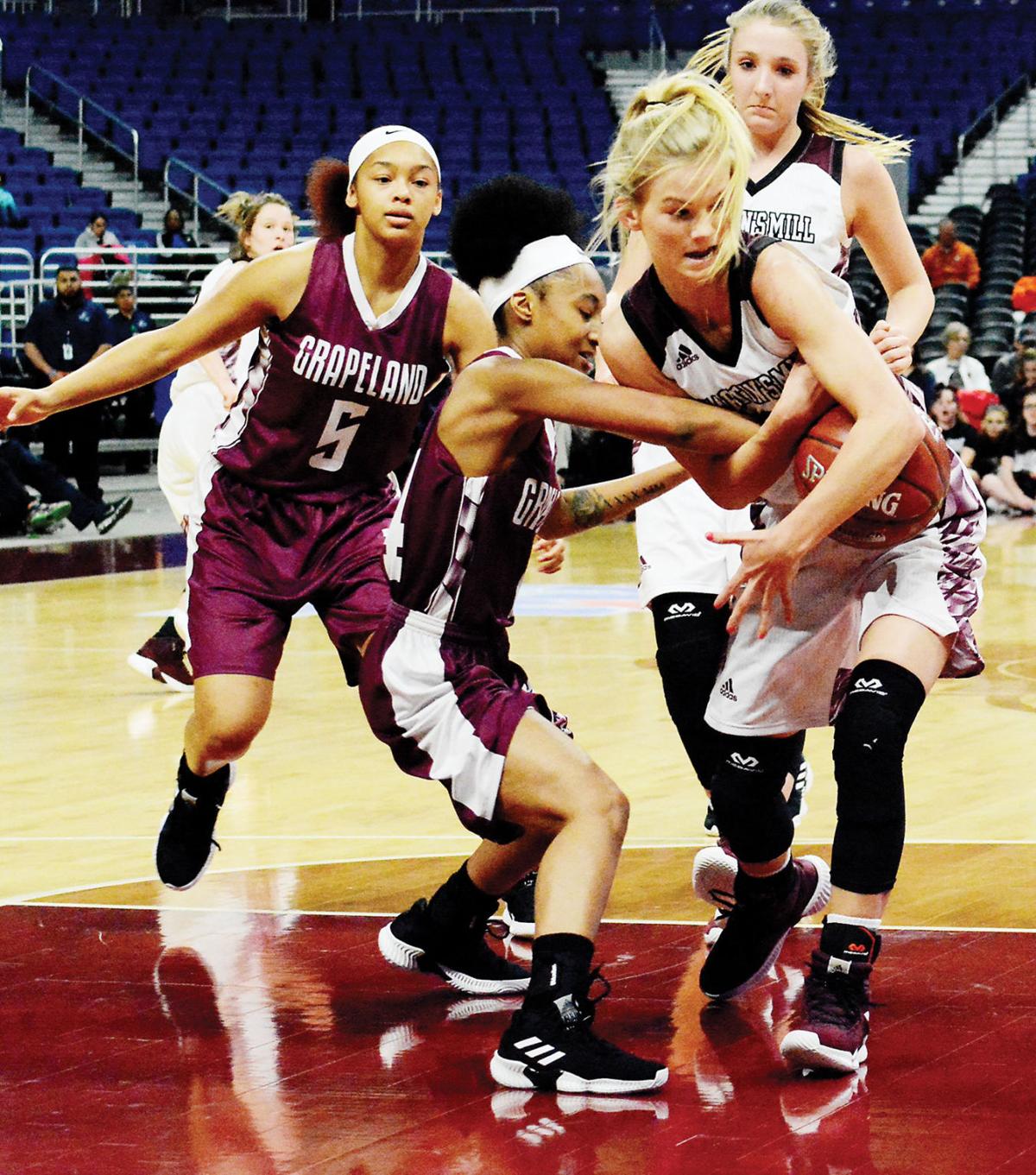 High School Girls Basketball Martin S Mill Rallies Past