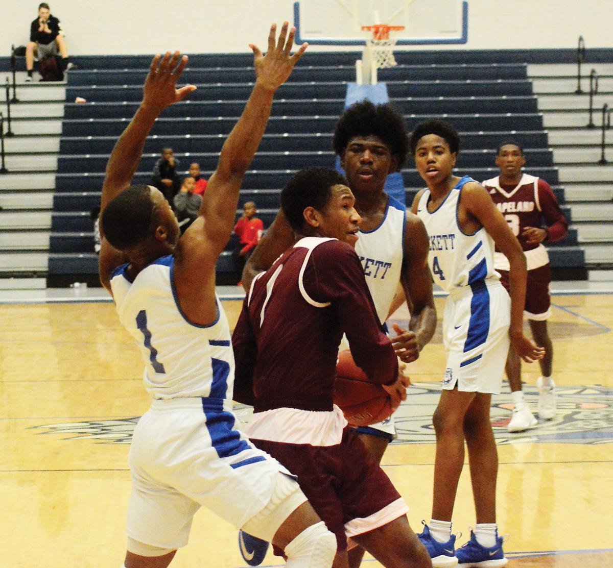 High School Basketball Crockett Boys Top Grapeland In Houston