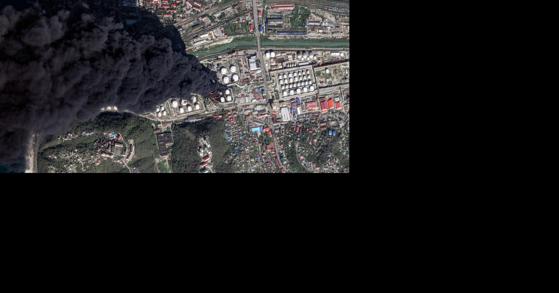 Russia Ukraine Oil Attacks