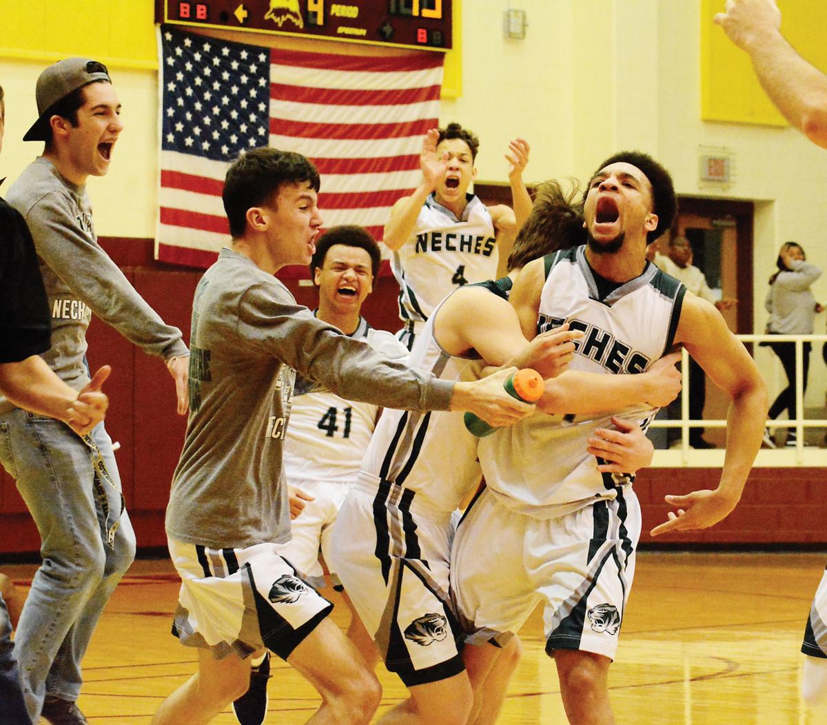 High School Basketball Neches Barrett Nails Game Winning Three