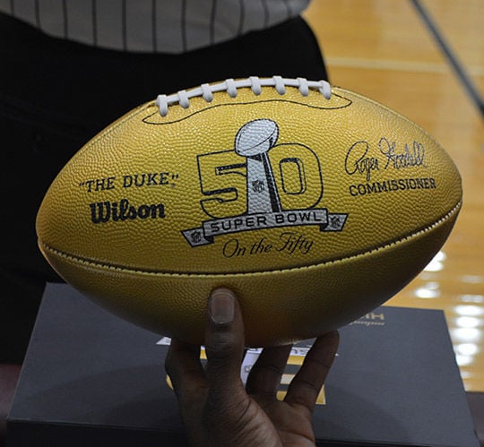 High Schools to be honored with Golden Super Bowl 50 Balls - High