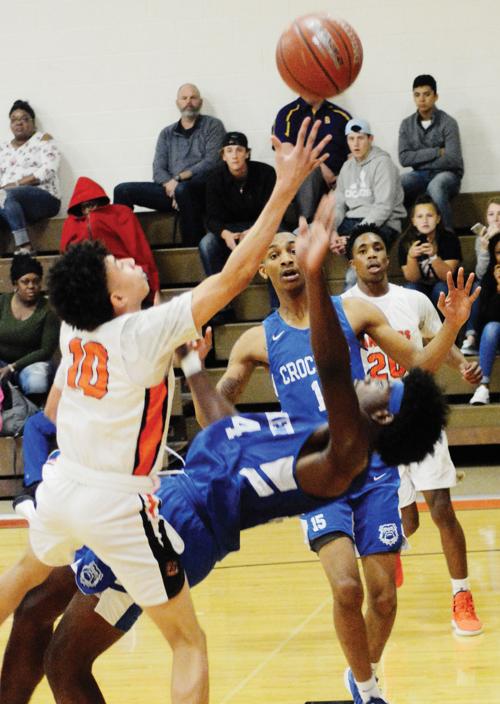 High School Basketball Horace Powers Crockett Boys Victory