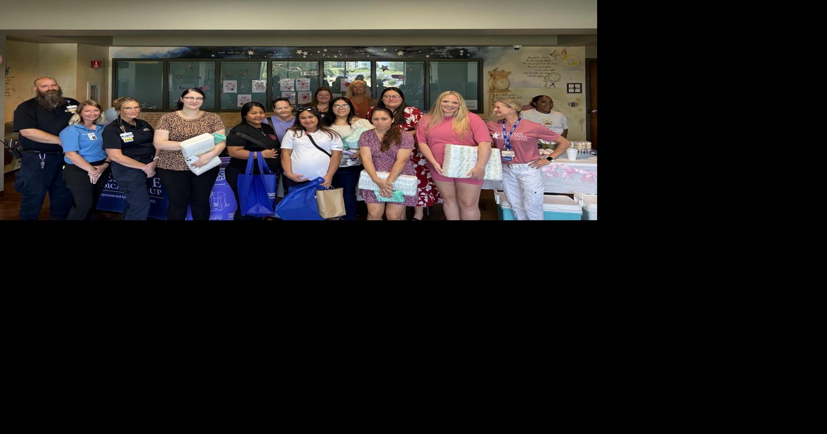 PRMC, Crossroads Family Care shower families-to-be with information on labor and delivery