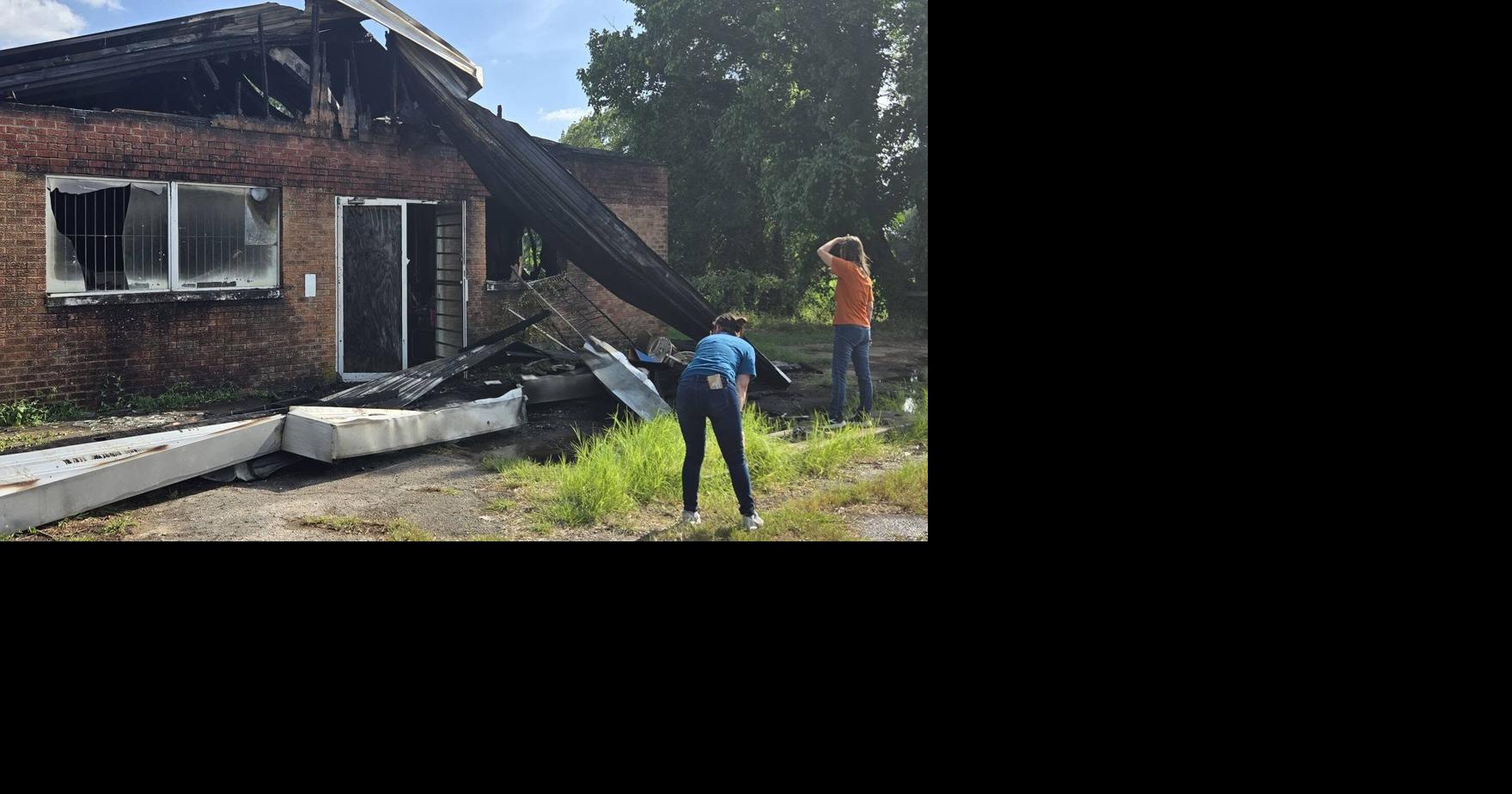 Fire destroys building at Rock Bottom Ranch