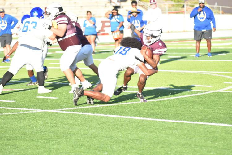 GALLERY: Scenes from Jacksonville at Palestine football scrimmage