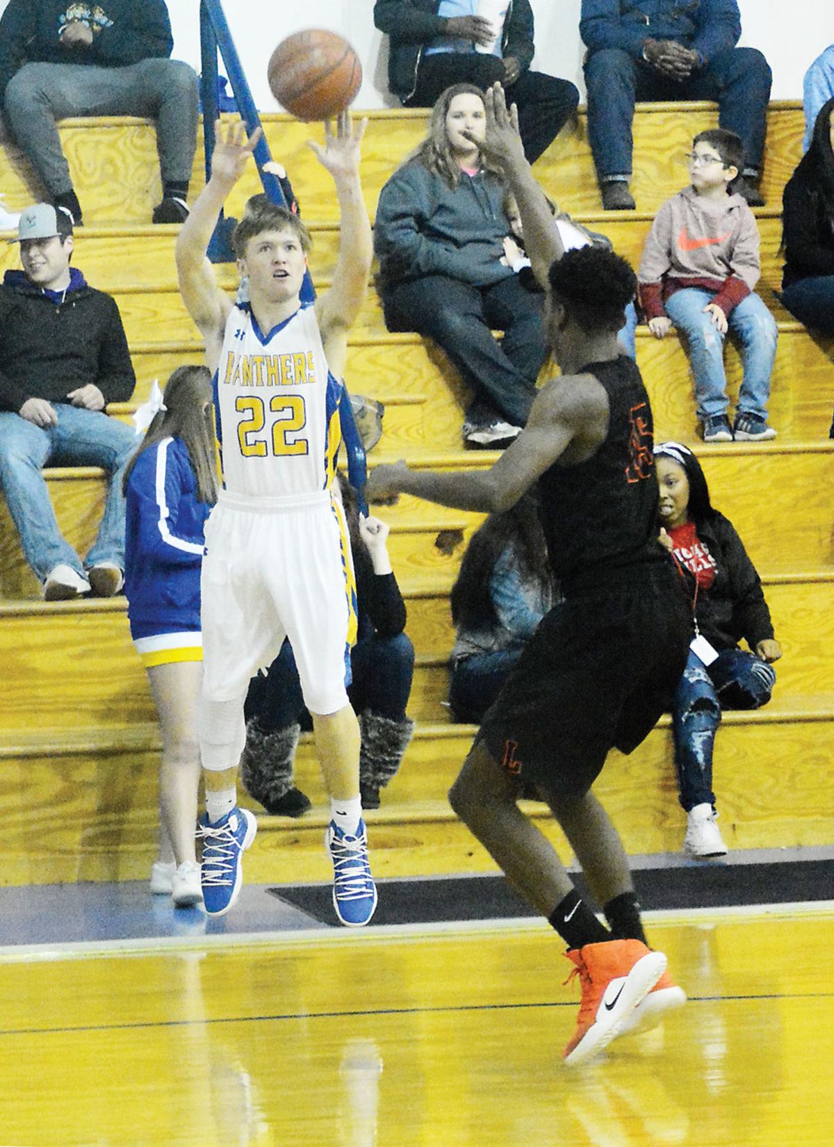 High school basketball Oakwood facing a mustwin versus Neches after