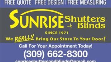 Sunrise Shutter Blinds Window Treatments Window Fashions Pantagraph Com