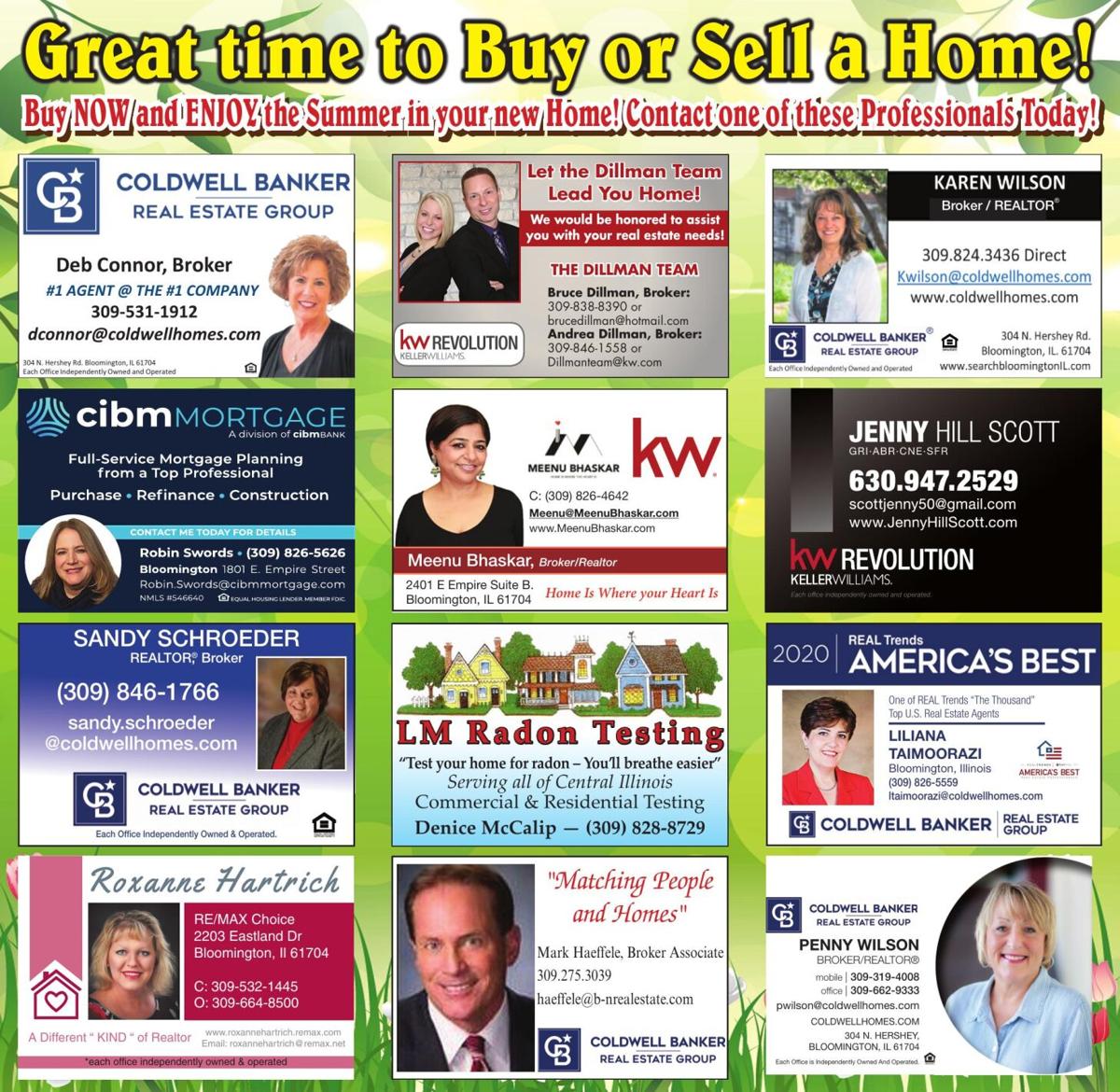 Home Market Realtor Business Card Parent Ads Pantagraph Com