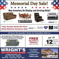 Wrights Furniture - Ad from 2024-05-15