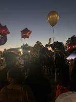 Balloon release from A&M University in Alabama