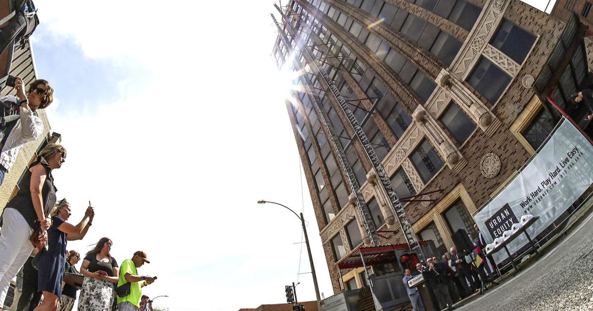 Bloomington officially launches redevelopment of former downtown State Farm building