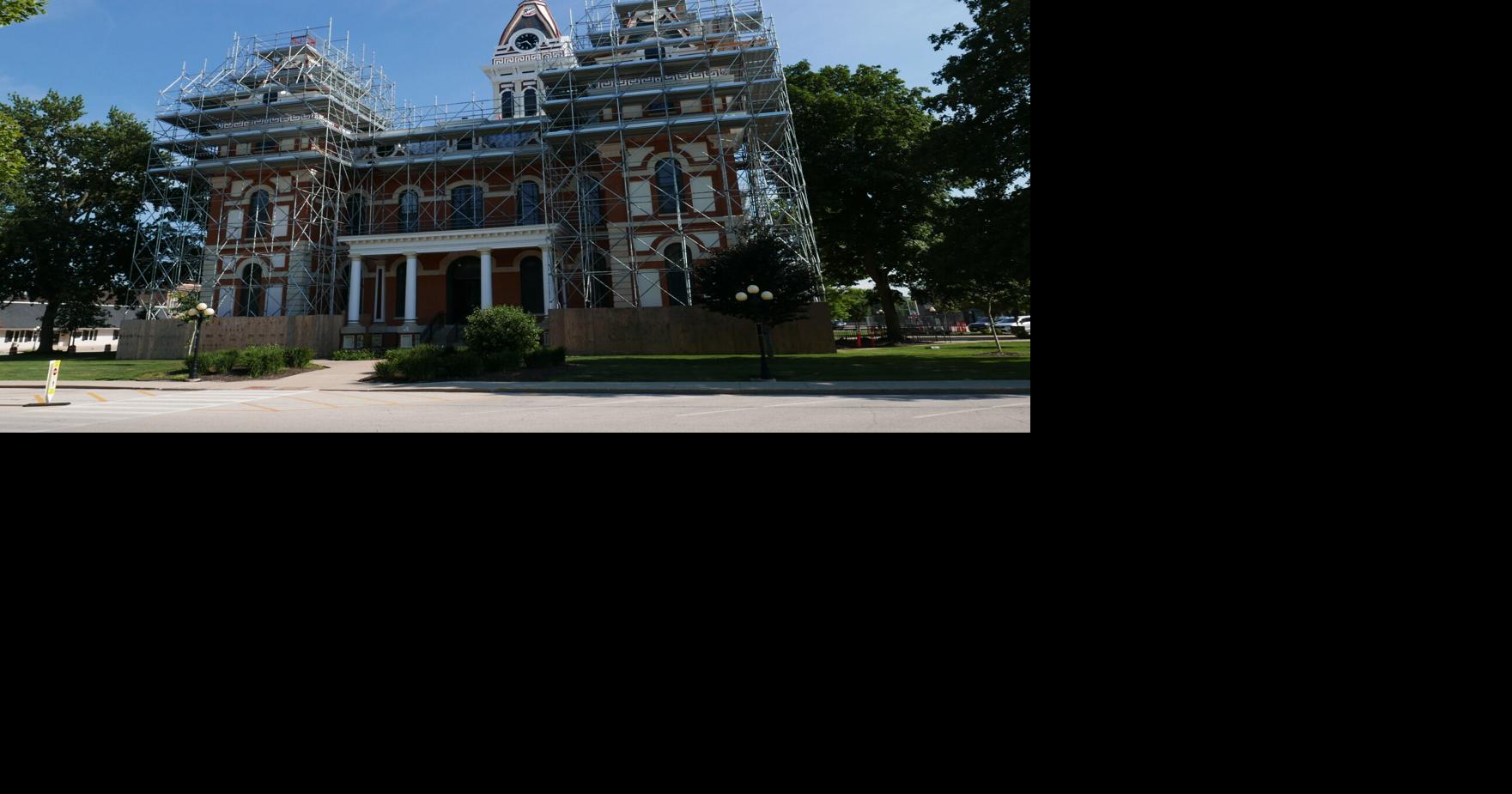Livingston County Courthouse roof project deadline extended, remains under budget
