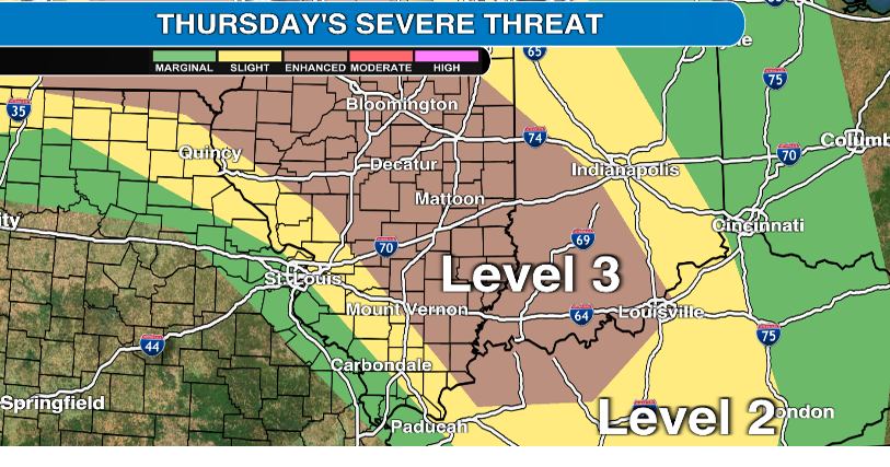 Severe storms expected in Illinois Thursday. Here’s what you need to know