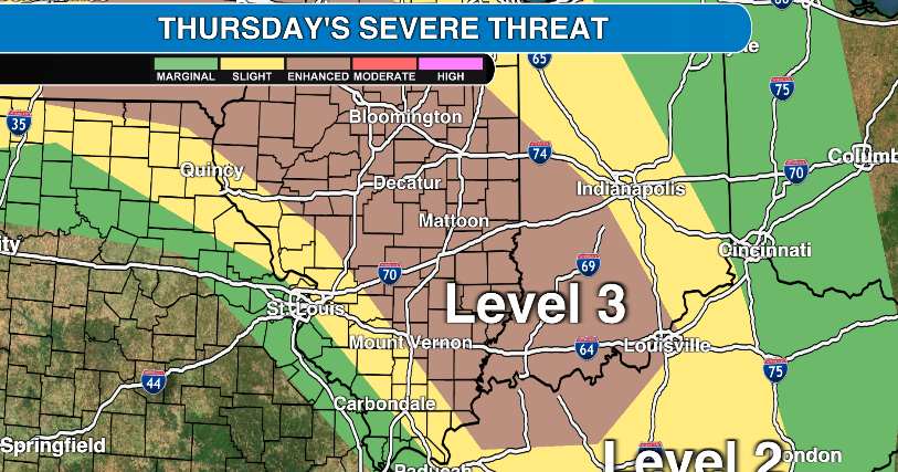 Severe storms expected in Illinois Thursday. Here’s what you need to know