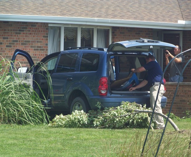Chenoa man still hospitalized after crashing SUV into home
