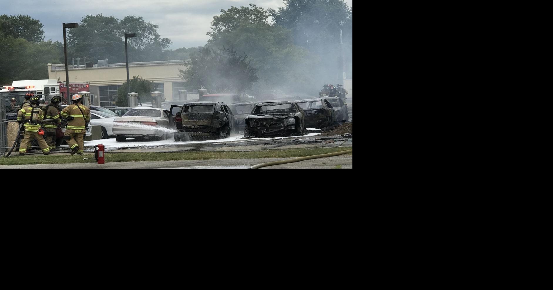 Cause of fire at Normal auto repair business under investigation