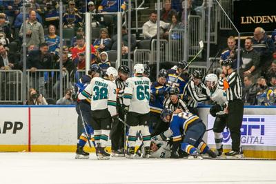 Blues face off against Sharks