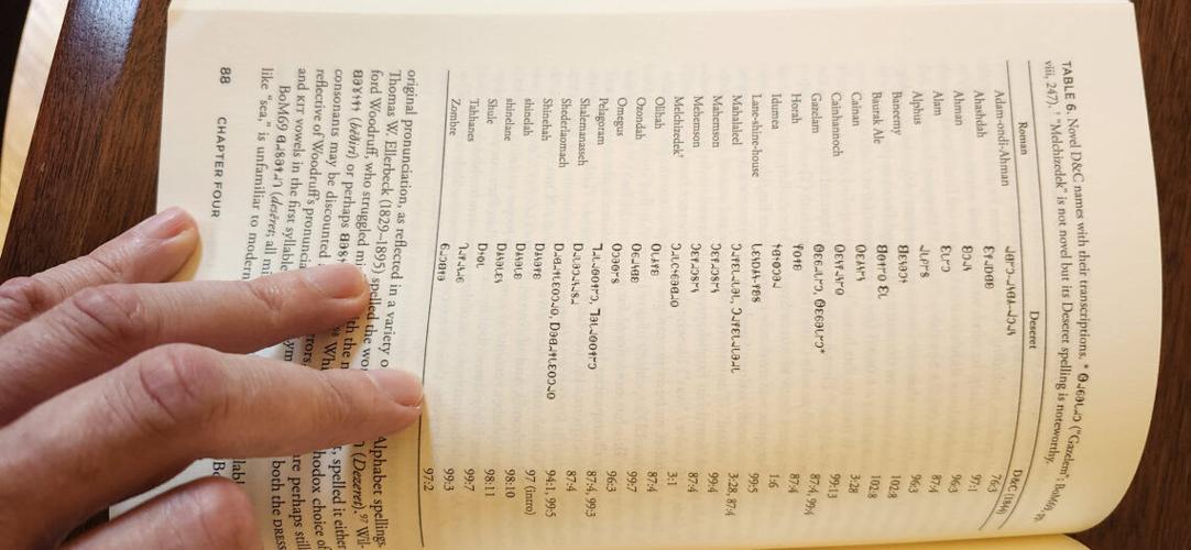 Book traces history, use of the Deseret alphabet