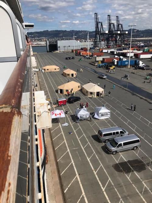 Barbara May are onboard the Grand Princess