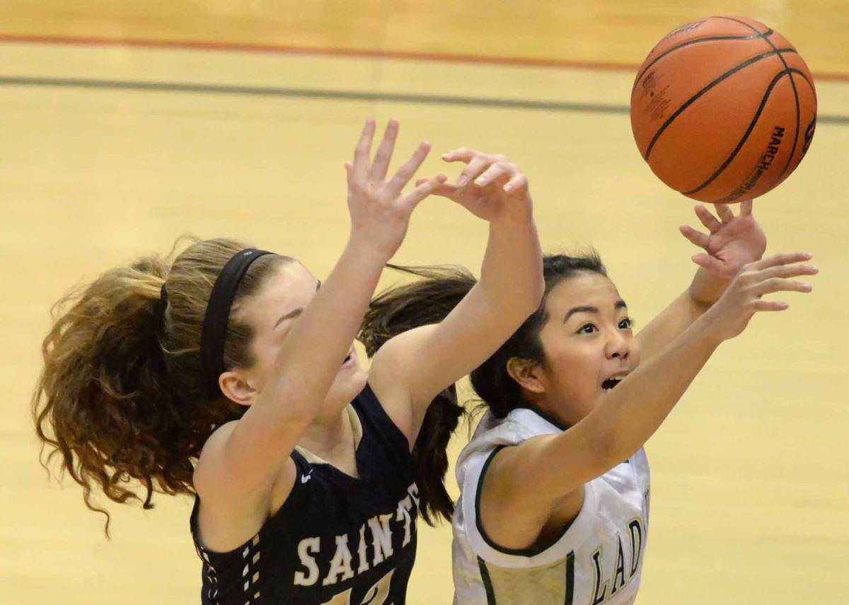 Central Catholic Girls Elude Elgin St Edward High School Girls